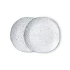 HKliving Gradient Keramik Teller Creme 16cm - 2er Set