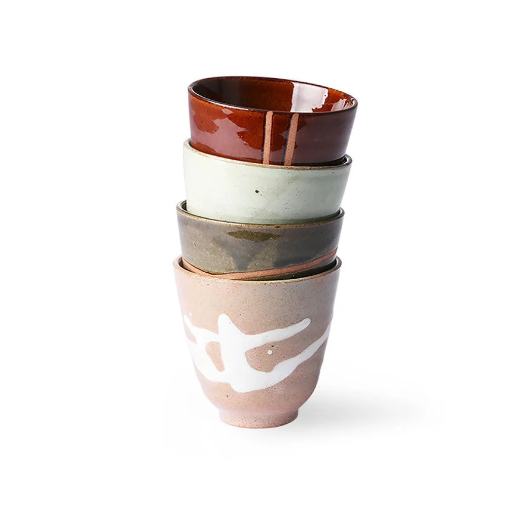 hkliving_kyoto_ceramics_j_2.webp HKliving Kyoto Ceramics Japanese Yonomi Tassen - 4er Set