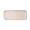 HKliving pink marble tray - 30 x 12 cm