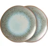 HKliving 70s Dinner Plates Mineral 29cm - 2er Set