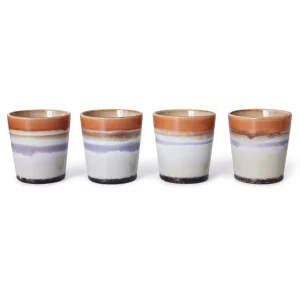 HKliving 70s Keramik Becher Ash