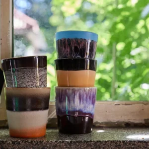 HKliving 70s Keramik Becher Yeti