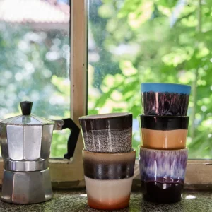 HKliving 70s Keramik Becher Yeti