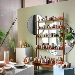 HKliving 70s Keramik Becher Bark