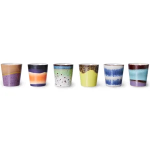 HKliving 70s Keramik Becher 