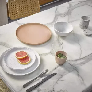 HKliving Terrazzo-Dose mehrfarbig