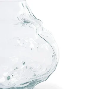 HKliving Vase Cloud clear low - 28cm