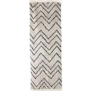 HKliving Zigzag Läufer Tepppich - 75 x 220cm