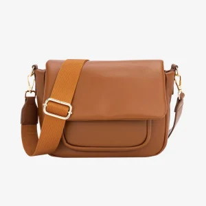 HVISK Tasche Cayman Pocket Puffer Soft Structure - Brown Caramel