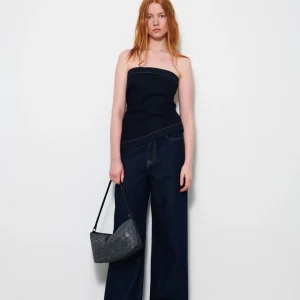 HVISK Tasche Gil Denim Embellished - Blue Ink