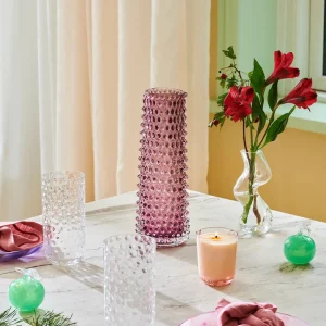 Kodanska Danish Summer Glas Karaffe / Vase Purple - 27cm