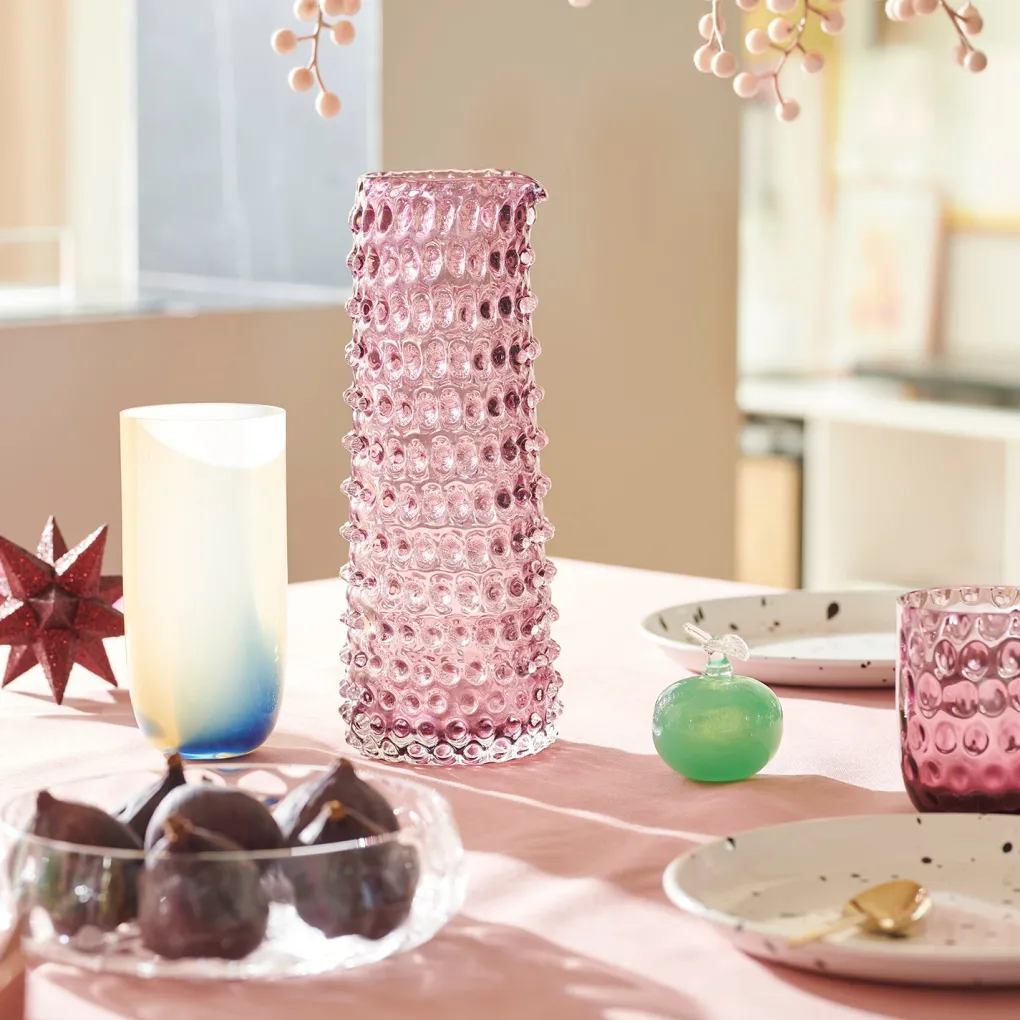 kodanska_danish_summer_gl_2-8.webp Kodanska Danish Summer Glas Karaffe / Vase Purple - 27cm