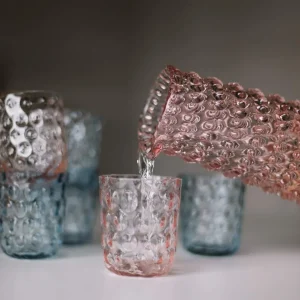 Kodanska Danish Summer Glas Karaffe / Vase Pink - 27cm