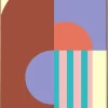 Pu0026F Kunstdruck Colorblock 4 50x70cm