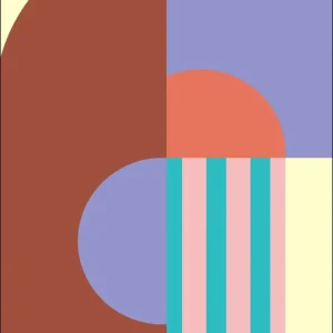 Pu0026F Kunstdruck Colorblock 4 50x70cm
