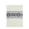 Madam Stoltz Embroidered kitchen towel blue - 45 x 70 cm