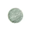 Madam Stoltz round marble tray light green - 13 cm