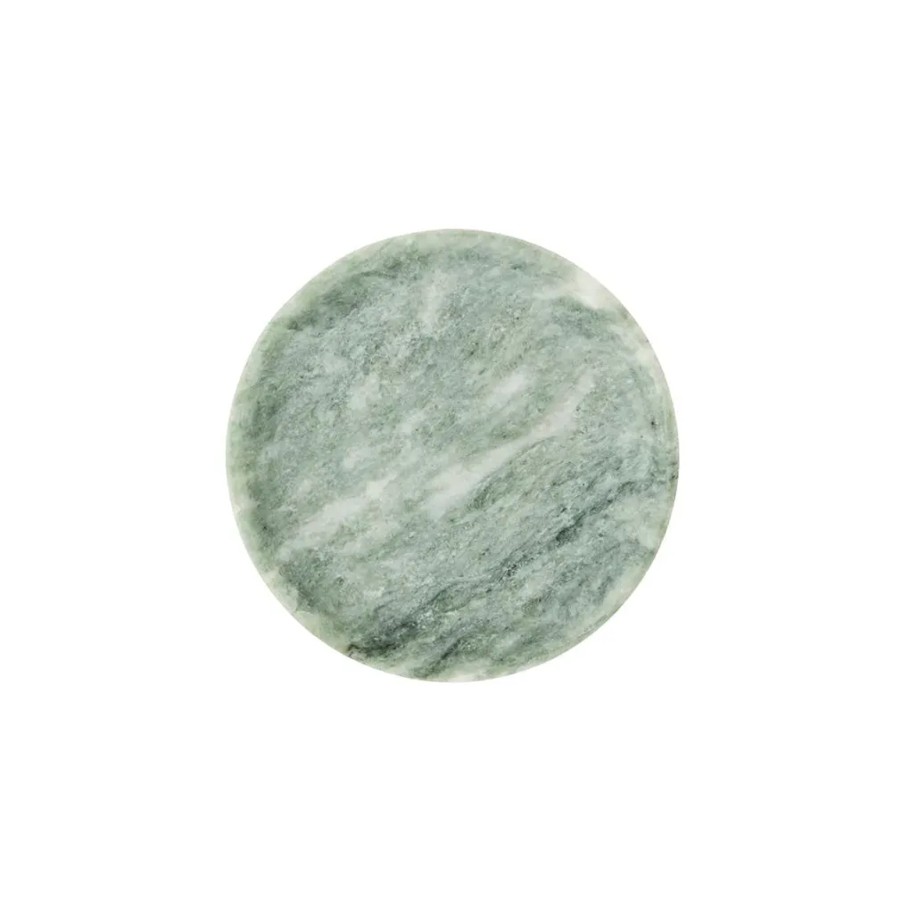 madam_stoltz_round_marble_0.webp Madam Stoltz round marble tray light green - 13 cm