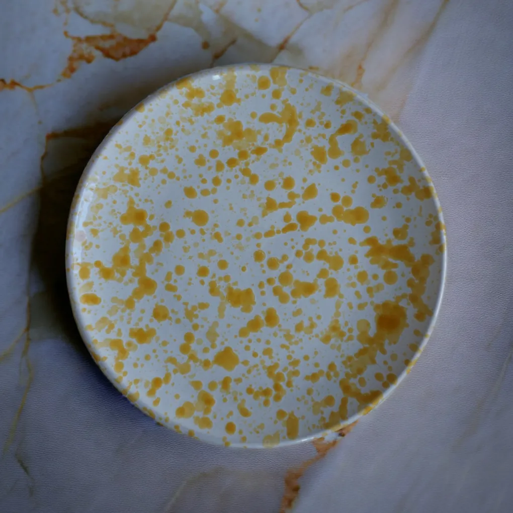 ml_ceramics_dessertteller_4-1.webp ML Ceramics Dessertteller Splash sonnengelb 20cm