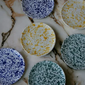 ML Ceramics Dessertteller Splash indigoblau 20cm