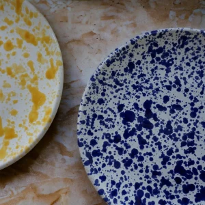 ML Ceramics Dessertteller Splash indigoblau 20cm