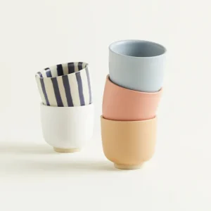 onomao Espressobecher Klassik altrosa - 2er Set