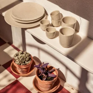 onomao kleiner Teller Klassik sand - 2er Set