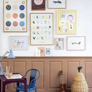 Kinder Paper Collective Kunstdruck „Alphabet Spaghetti“ - 50×70cm