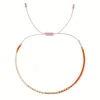 noord® Perlenarmband im Boho Stil orange, rosé, gold