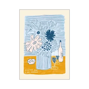 Pu0026F P&F Kunstdruck Anouk - Wine & Flowers PSTR Studio 30x40 cm
