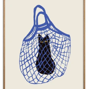 Kinder Pu0026F P&F Kunstdruck The Cats in The Bag Chloe Purpero Johnson 30x40 cm