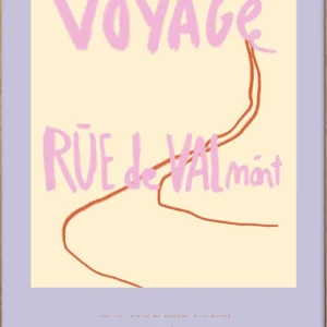 Pu0026F P&F Kunstdruck Voyage Das Rotes Rabbit 30x40 cm