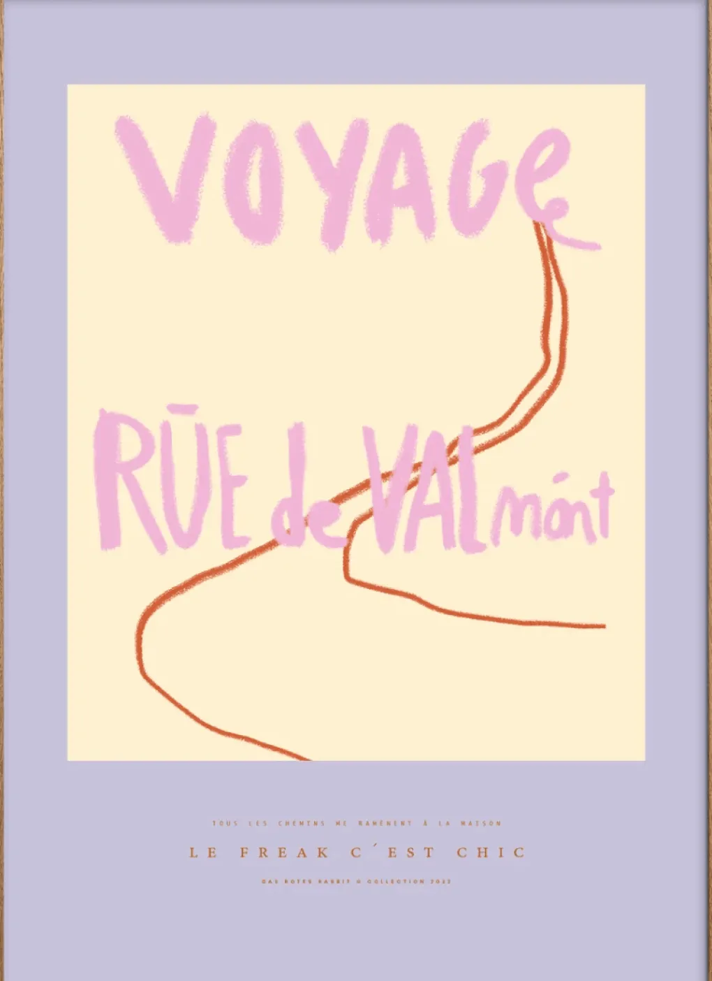 pf_kunstdruck_voyage_das__1.webp Pu0026F P&F Kunstdruck Voyage Das Rotes Rabbit 30x40 cm