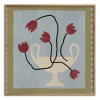 Pu0026F P&F Out of Vase Blooms 6 Shatha Al Dafai 50x50 cm