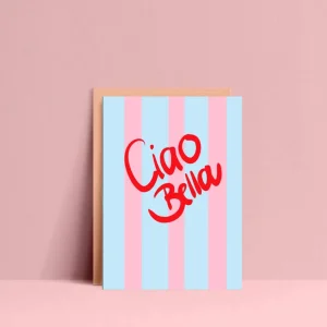 Ute Arnold / Hej.Ibiza Postkarte Ciao Bella