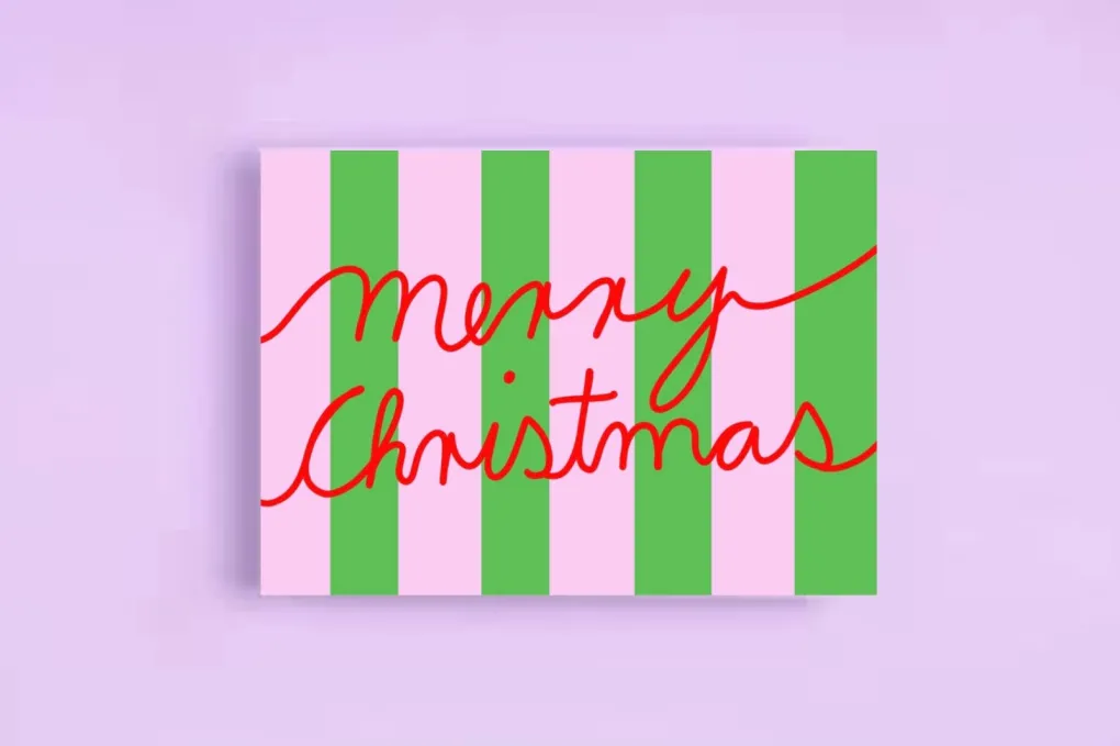 postkarte_merry_christmas_0.webp Ute Arnold / Hej.Ibiza Postkarte Merry Christmas - Weihnachten