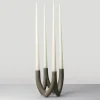 RO Collection Chandelier four armed - dark stone