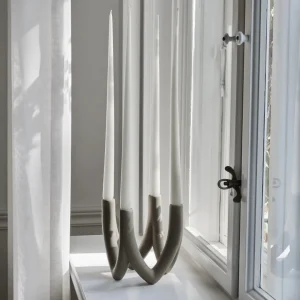 RO Collection Chandelier four armed - dark stone