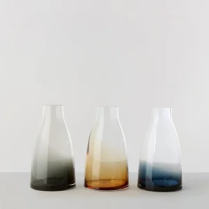 RO Collection Vase Glas Smoked Grey - 34cm