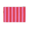 Rose in April - Kosmetiktasche Lili Orchidee Stripes - 30x21 cm