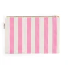 Rose in April - Lili Kosmetiktasche Stripes Neon Pink - 30x21 cm