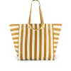 Rose in April - Tasche Elisa Streifen Caramel - 50x62 cm