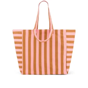 Rose in April - Tasche Elisa Streifen Erdbeere - 50x62 cm