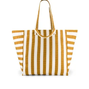 Rose in April - Tasche Elisa Streifen Caramel - 50x62 cm