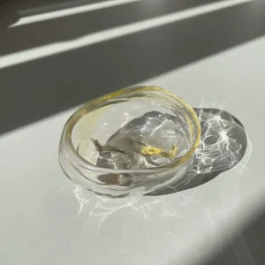 Glassblow DK Schale Opalglas Champagner klein - rd. 8cm