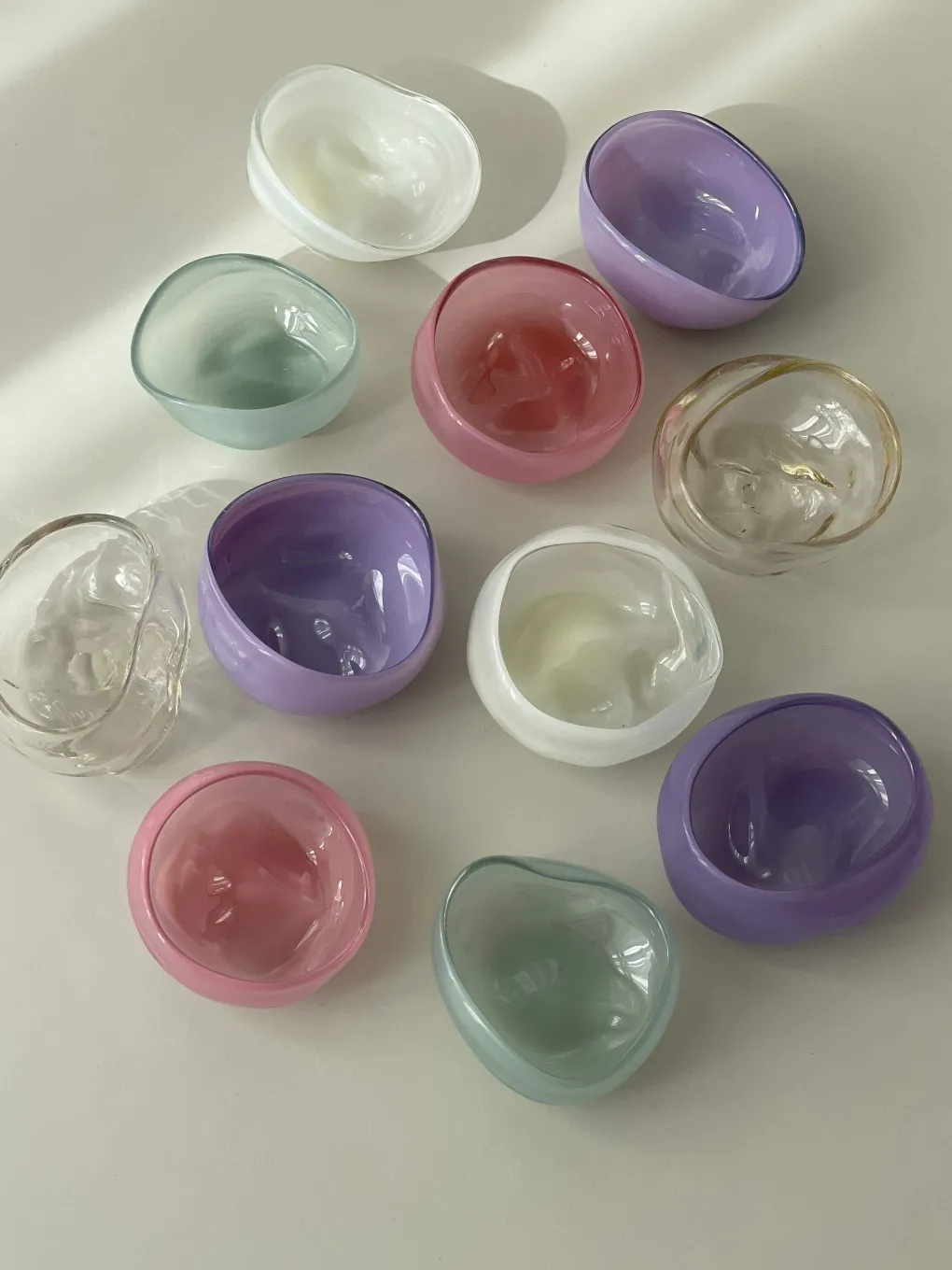 schale_opalglas_champagne_12.webp Glassblow DK Schale Opalglas Champagner klein - rd. 8cm