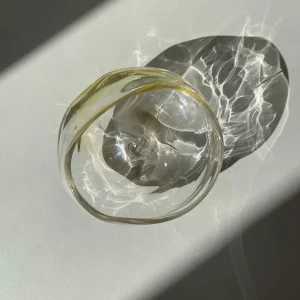 Glassblow DK Schale Opalglas Champagner klein - rd. 8cm