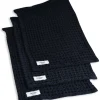 The Organic Company Big Waffle Wash Cloth dark blue - 3er Set