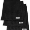 The Organic Company Big Waffle Wash Cloth dark grey - 3er Set