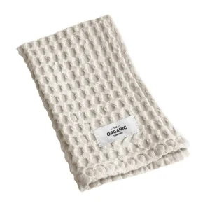 The Organic Company Big Waffle Wash Cloth stone - 25x40cm